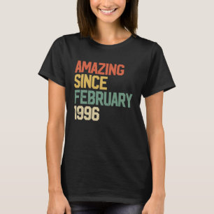 26 jaar oude verbluffende periode sinds februari 1 t-shirt