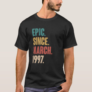 26 jaar oude Vintage 1997 26e verjaardag T-shirt