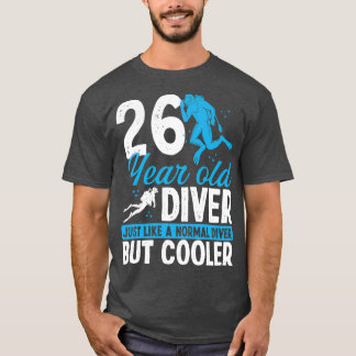 26 jaar Scuba Diving Snorkel 26 jaar T-shirt