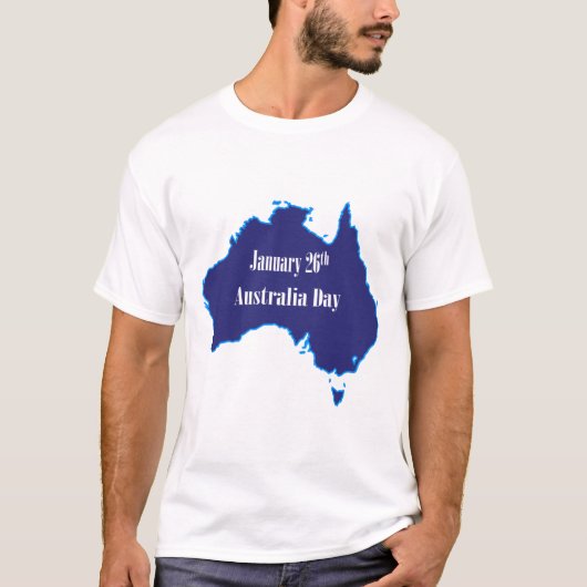 26 januari Australië Dag T-shirt (Voorkant)