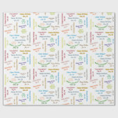 26 januari, cadeaupapier voor thuisdag (Vlak)