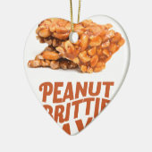 26 januari - Peanut Brittle Day Keramisch Ornament (Links)