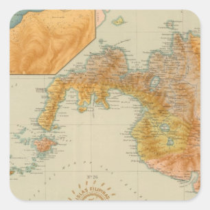 26 Jolo in Mindanao Vierkante Sticker