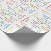 26 juli, cadeaupapier voor cadeautjes (Hoek)