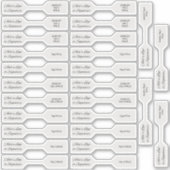 26 Labels voor Silver Jewelry Price uit de tekenre (Voorkant)