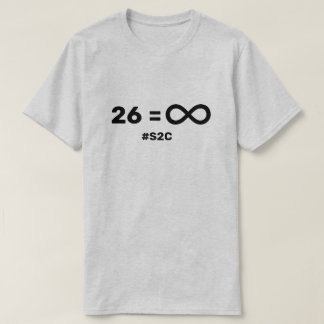 26 letters, oneindige mogelijkheden t-shirt