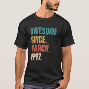 26 maart 26 jaar oud azijnmerk t-shirt