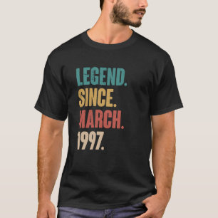 26 maart 26 jaar oud azijnmerk t-shirt