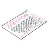 26 manieren om te winnen Journal - roze Notitieboek (Linkerzijde)