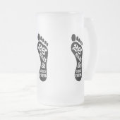 26 mijl en 385 yards matglas bierpul (Voorkant rechts)