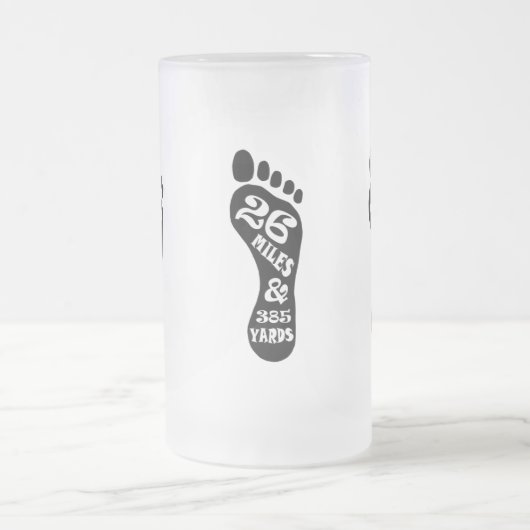 26 mijl en 385 yards matglas bierpul (Center)