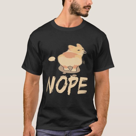 26 Nee - Corgi T-shirt (Voorkant)