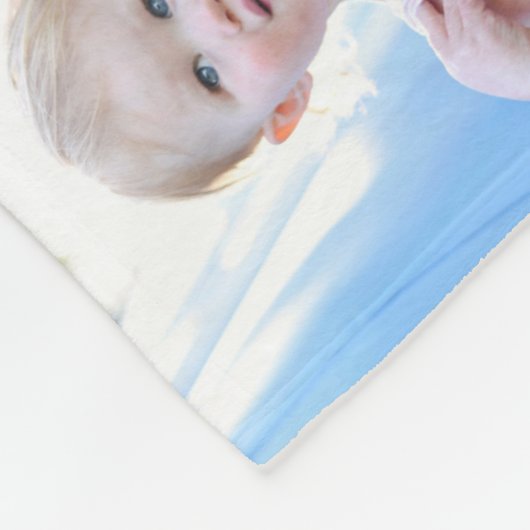 26-Photo Grandpa/Grampy/Grampy Custom Message Fleece Deken (Hoek)