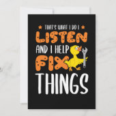 26.Rubber duck for a Duck Lovers Save The Date (Voorkant)