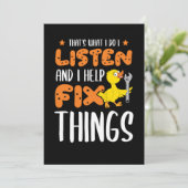 26.Rubber duck for a Duck Lovers Save The Date (Staand voorkant)