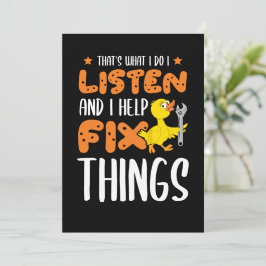 26.Rubber duck for a Duck Lovers Save The Date (Staand voorkant)