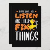 26.Rubber duck for a Duck Lovers Save The Date (Voorkant / Achterkant)