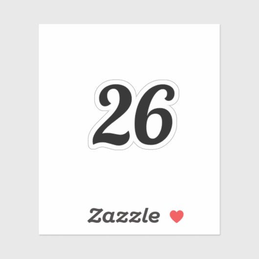 26 STICKER (Vel)