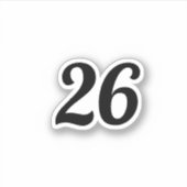 26 STICKER (Voorkant)