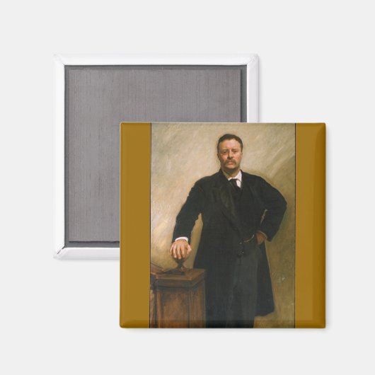 26 Theodore Roosevelt Magneet (Voorkant / Achterkant)