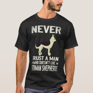 26 Vertrouw een man die geen Duitse Herdershonden T-shirt