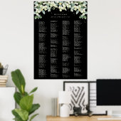 26 x 38" Alfabetische zitplaatskaart voor 250 pers Poster (Thuiskantoor)