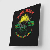 26 Zwarte geschiedenis Maand Afrikaanse Pride Appa Vierkante Klok (Hoek)