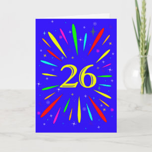 26e 'Birthday Explosion'-Kaart Kaart