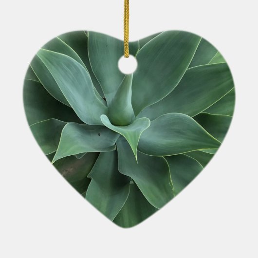 26e bruiloft Jubileum Jade Keramisch Ornament (Achterkant)