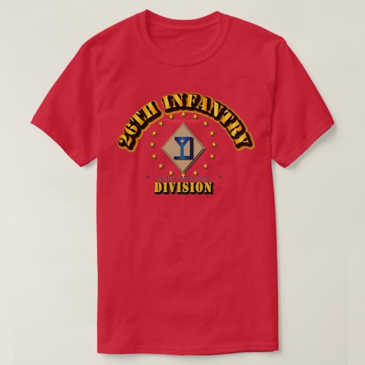 26e Infanteriedivisie Yankee Division T-shirt (Design voorkant)