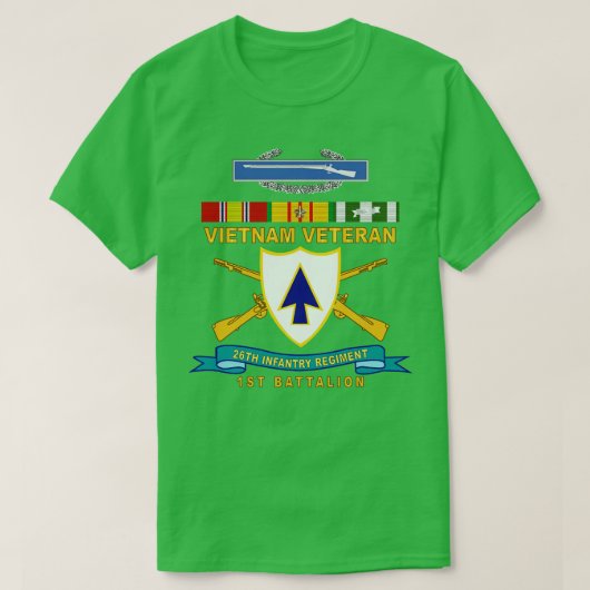 26e Infanterieregiment DUI w Br Ribbon TOP 1e Bn (Design voorkant)