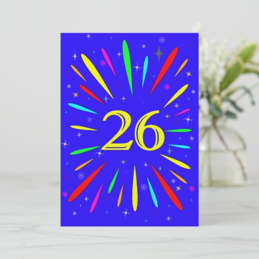 26e Uitnodiging op zaterdag (Staand voorkant)