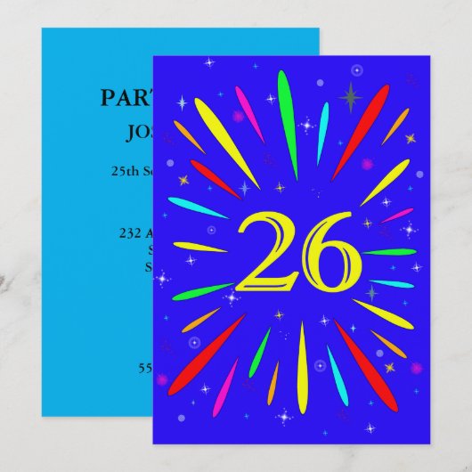 26e Uitnodiging op zaterdag (Voorkant / Achterkant)