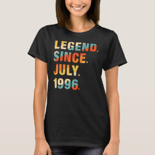 26e verjaardag 26 jaar oude leggende sinds juli 19 t-shirt
