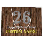 26e verjaardag: Country Western geïnspireerd uiter Groot Cadeauzakje (Achterkant)