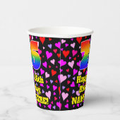 26e verjaardag: Het liefhebbende Kunstpatroon, Reg Papieren Bekers (Rechts)