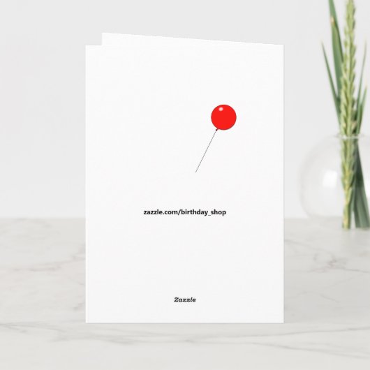 26e verjaardag kaart (Achterkant)