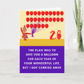 26e verjaardag kaart (Voorkant)