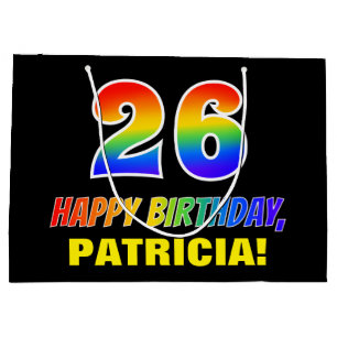 26e verjaardag: Vet, Vun, eenvoudig, regenboog 26 Groot Cadeauzakje