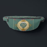 26th/Any Bruiloft Jubileum Embleem Heuptasje<br><div class="desc">Voor een vleugje romantiek in een klassiek en koninklijk grijs ontwerp,  waarom niet verrukken haar met een fanny pack markeren uw verjaardag die ze zal aanbidden!?</div>