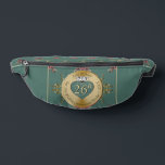26th/Any Bruiloft Jubileum Embleem Heuptasje<br><div class="desc">Voor een vleugje romantiek in een klassiek en koninklijk grijs ontwerp,  waarom niet verrukken haar met een fanny pack markeren uw verjaardag die ze zal aanbidden!?</div>