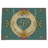 26th/any bruiloft Jubileum Groot Cadeauzakje (Voorkant)