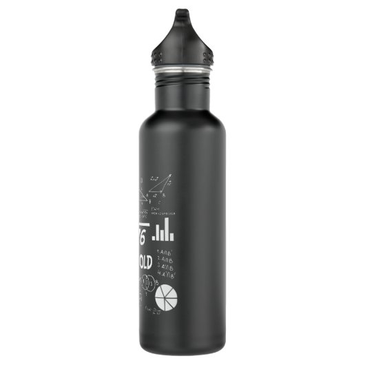 26th Birthday Square Root Math 26 Years Old Bday Waterfles (Rechts)