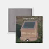 26TH NORTH CAROLINA MONUMENT MAGNEET (Voorkant / Achterkant)