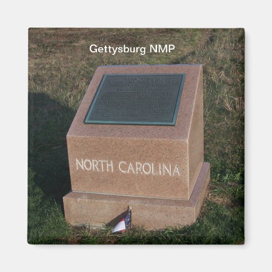 26TH NORTH CAROLINA MONUMENT MAGNEET (Voorkant)