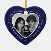 26th Wedding Jubileum Foto Keramisch Ornament (Voorkant)