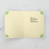 2704 Celtic Dance Sing Live, Birthday Card Kaart (Binnen)