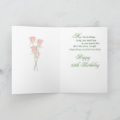 2723 Happy 95th Birthday Sinaasappel Rozen Kaart (Binnen)