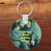 2726953561416l, ik hou van je Baby Monkey Mungo Sleutelhanger (Voorkant)