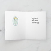 2729 Geflumde Golf Birthday Kaart (Binnen)